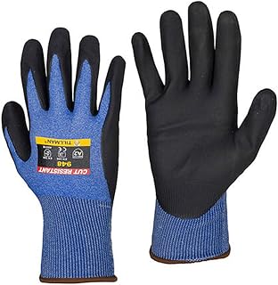 Tillman 948 Ultra Thin 18 Gauge HPPE Nitrile Coated Gloves, Medium