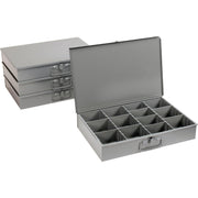 Durham Steel Compartment Box Rack by Global Industrial – 20 x 15.75 x 15, Alloy Steel, Grey, Model 493498