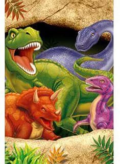 Creative Converting Dinosaur Plastic Table Cover