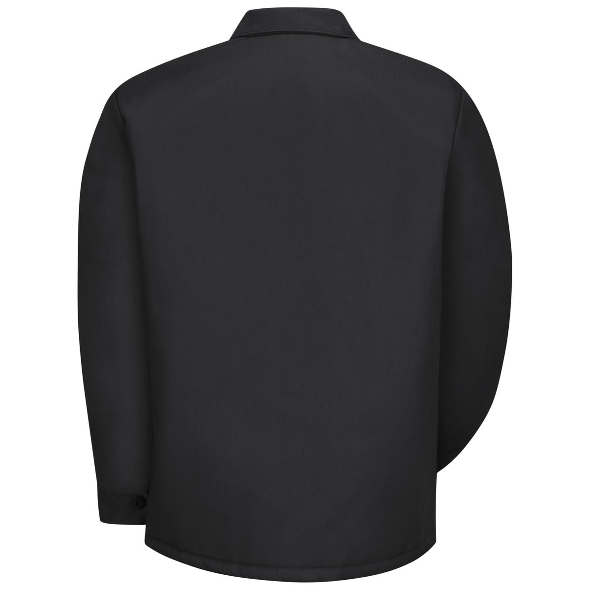 Men's Perma-Lined Panel Jacket by Red Kap – 3X-Large, Polyester Cotton Blend, Black, Model JT50BK RG 3XL