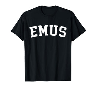 Emus T-Shirt by Emus - Style – Black, Model E8QBHN3PEE4