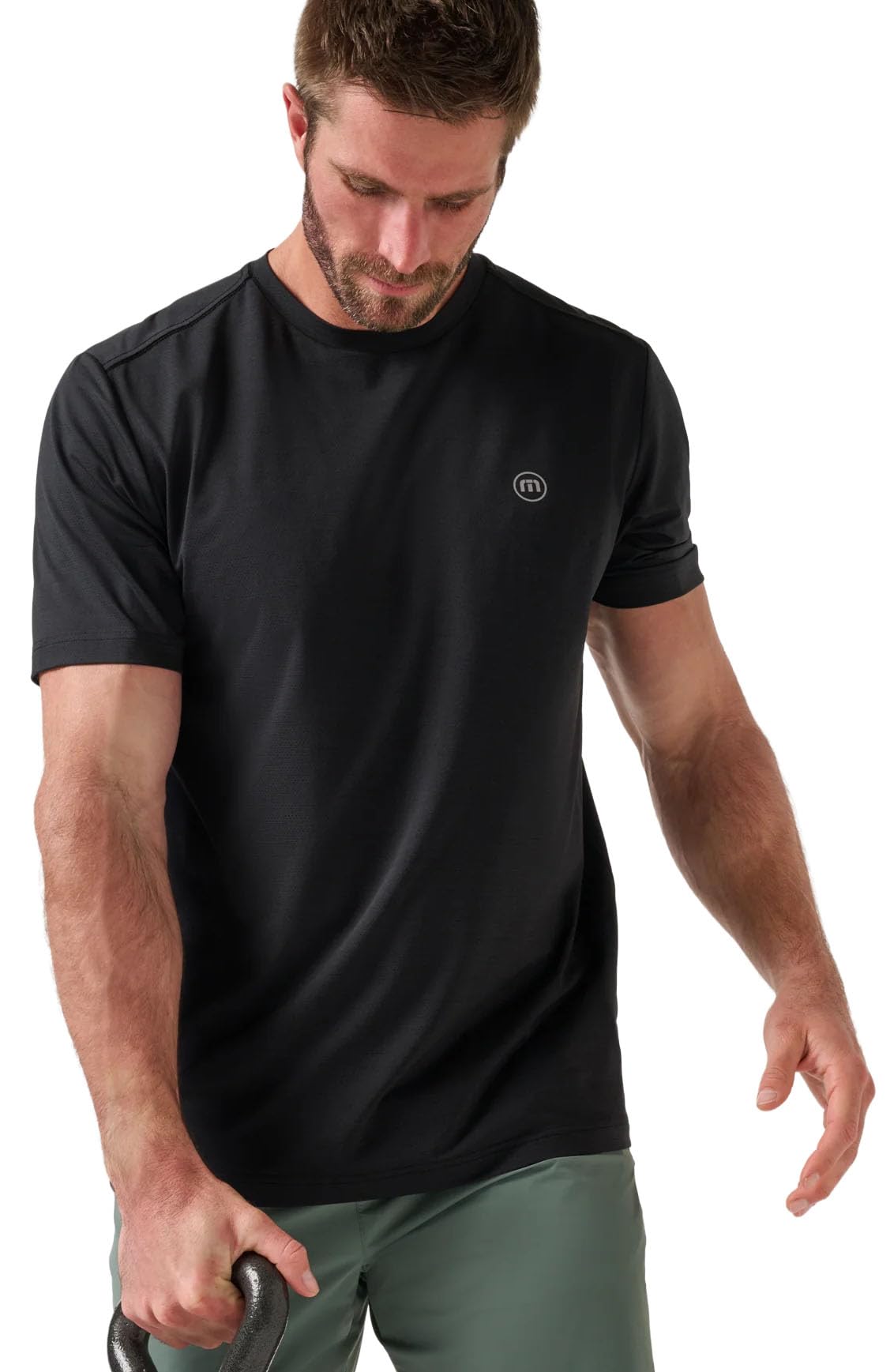 Men's Heater PRO Active TE T-Shirt by TravisMathew – Black, Model A46591