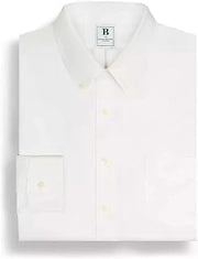 Brooks Brothers B Men’s Regular Fit Non-Iron Solid Pinpoint Dress Shirt