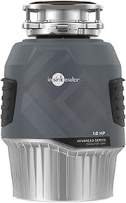 InSinkErator EVOLUTION 1HP 1 HP, Advanced Series Continuous Feed Food Waste Garbage Disposal, Gray