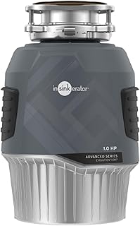 InSinkErator EVOLUTION 1HP 1 HP, Advanced Series Continuous Feed Food Waste Garbage Disposal, Gray