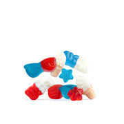 Albanese U.S. of YAY / 7 Ounce (Pack of 6) / Red, White, Blue Gummy Candy
