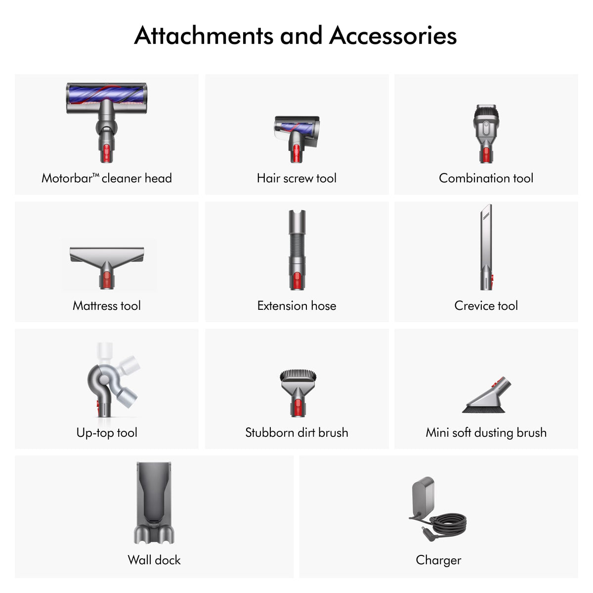 V8 Extra Cordless Vacuum Cleaner by Dyson – 0.54 liters, Nickel, Model 400496-01