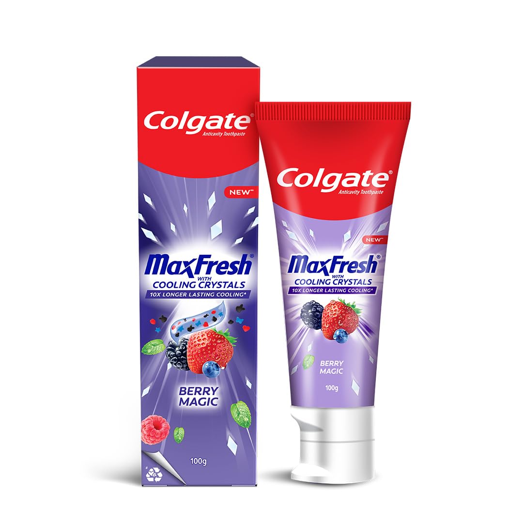MAX Fresh Crystals Berry Magic by Colgate – 3.53 Ounce (Pack of 1), Model 61061319