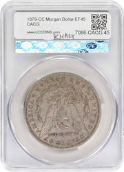 1879 CC Morgan Dollar CAC EF by Generic – Silver