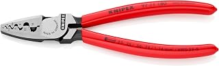 KNIPEX 97 71 180 Crimping Pliers for end sleeves 0,25-2,5mm with soft handle VDE-tested