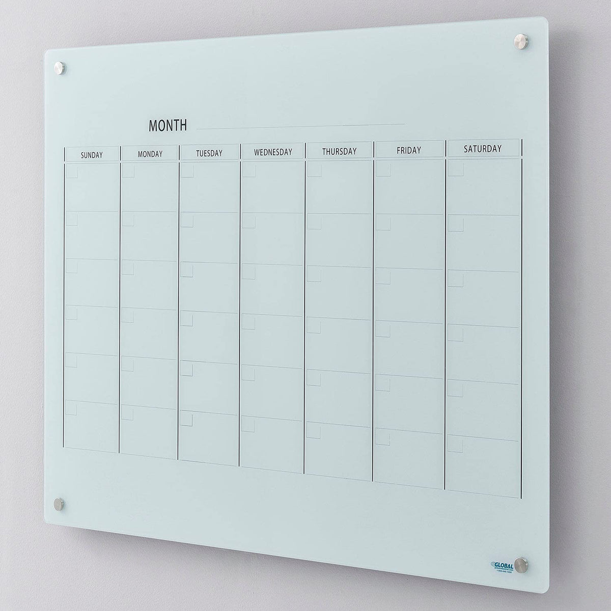 Global Industrial 48"W x 36"H / White / Industrial Dry Erase Boards