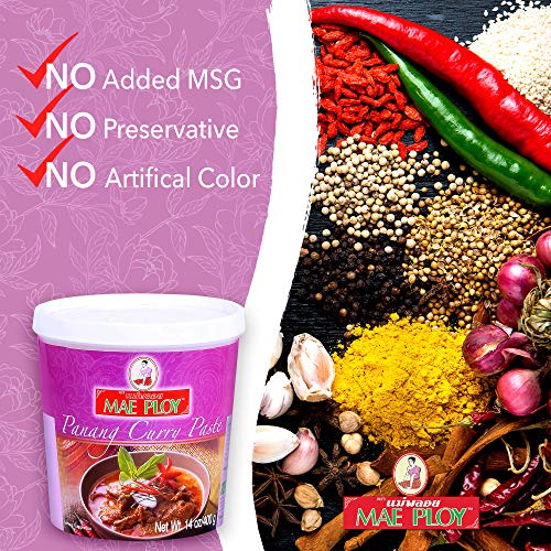 Mae Ploy Panang Curry Paste / 14 Ounce (Pack of 1) / 1 Curry Sauce