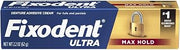 Fixodent Ultra Max Hold Dental Adhesive, 2.2 oz (Pack of 4)