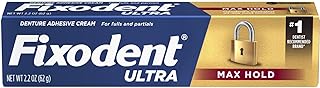 Fixodent Ultra Max Hold Dental Adhesive, 2.2 oz (Pack of 10)