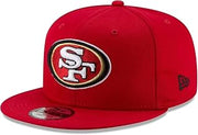 New Era NFL 9FIFTY Team Color Adjustable Snapback Hat Cap