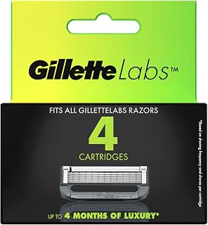 Gillette Labs Shaving Blades For Men Pack Of 4 Cartridges