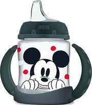 NUK Disney Learner Spill Proof Sippy Cup, Mickey Mouse, 5 Oz 1Pack – BPA Free, Spill Proof Sippy Cup