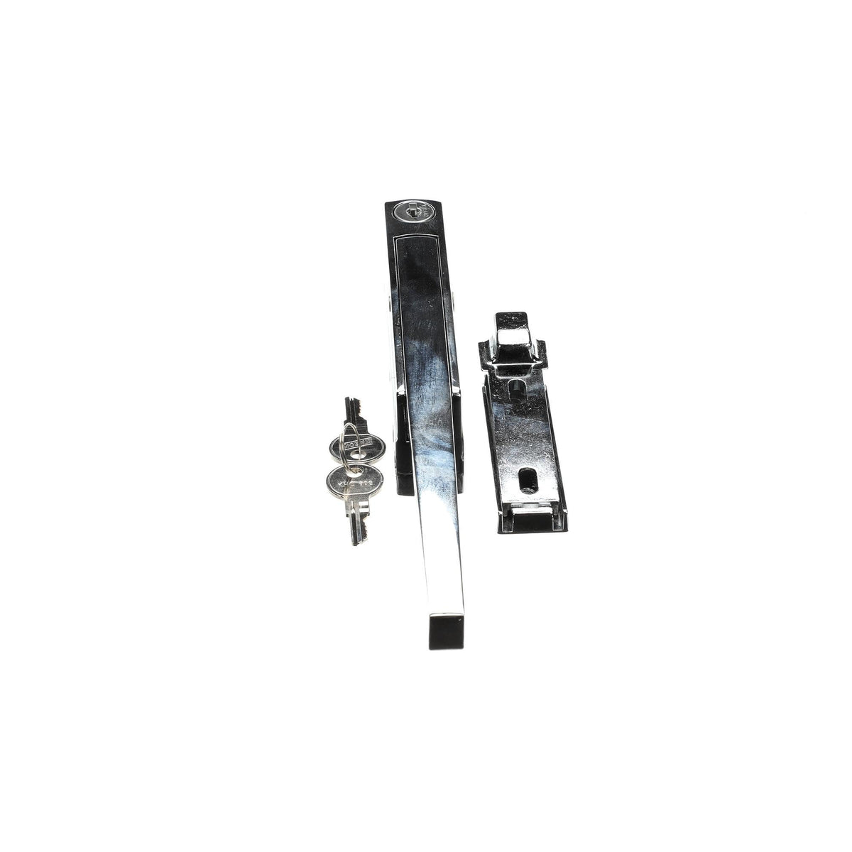 Latch Chrome with Cylinder Lock by Kason – Chrome, Model 172C-00006
