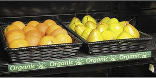 Organic Shelf Strip Molding Green Vinyl- 24"L x 1 1/4"H