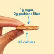Dutch Caramel & Vanilla Mini Stroopwafels - Low Carb Snacks (3g Net Carbs) - Non GMO Snack - Keto Friendly - Office Snacks - Low Calorie Snack (35 Calories) - Low Sugar (1g) - 128