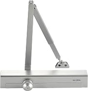 Global Industrial Aluminum Door Closer, Manual, Hydraulic, for Internal and External Use