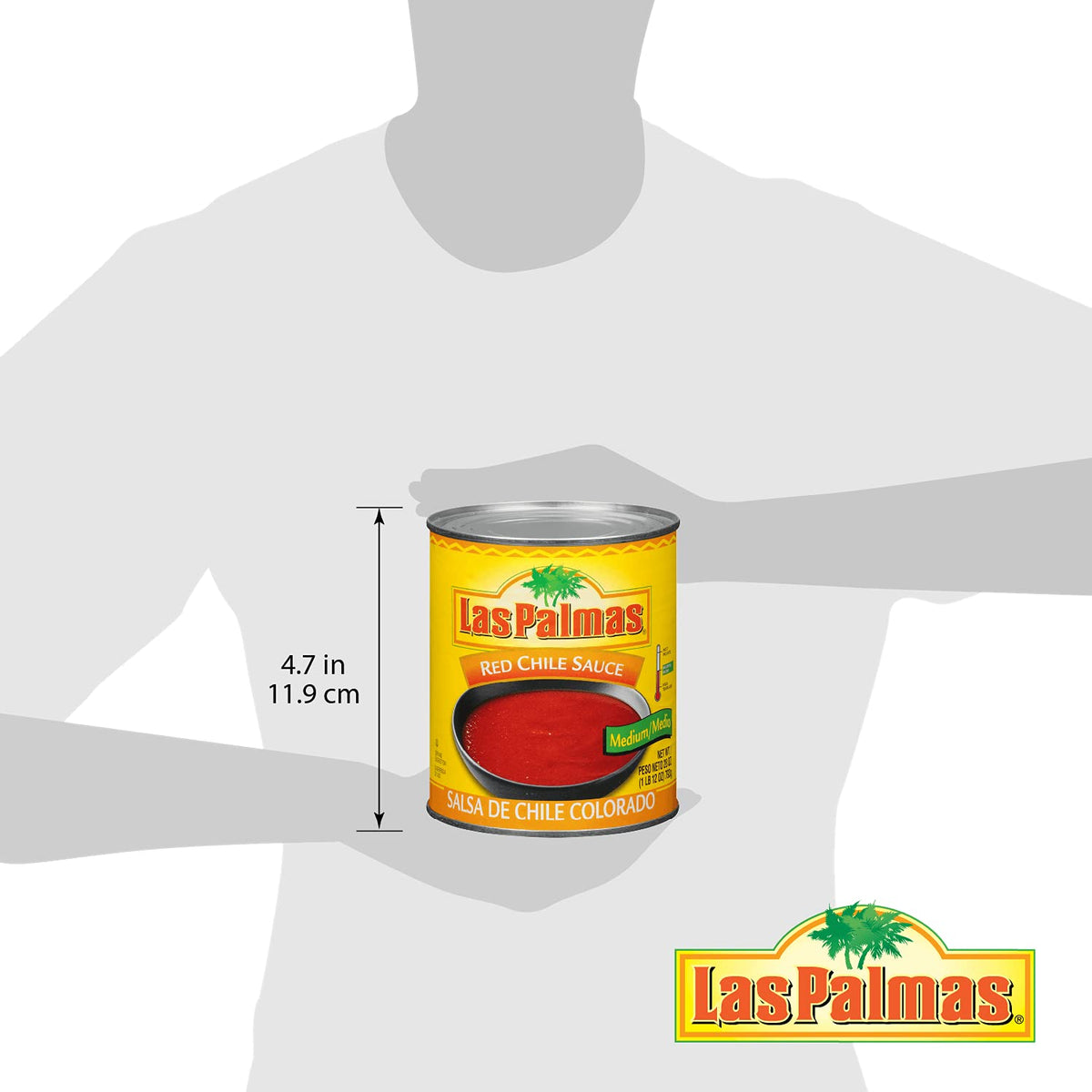 Red Chile Sauce by Las Palmas – 28 Ounce (Pack of 12), Pack of 12