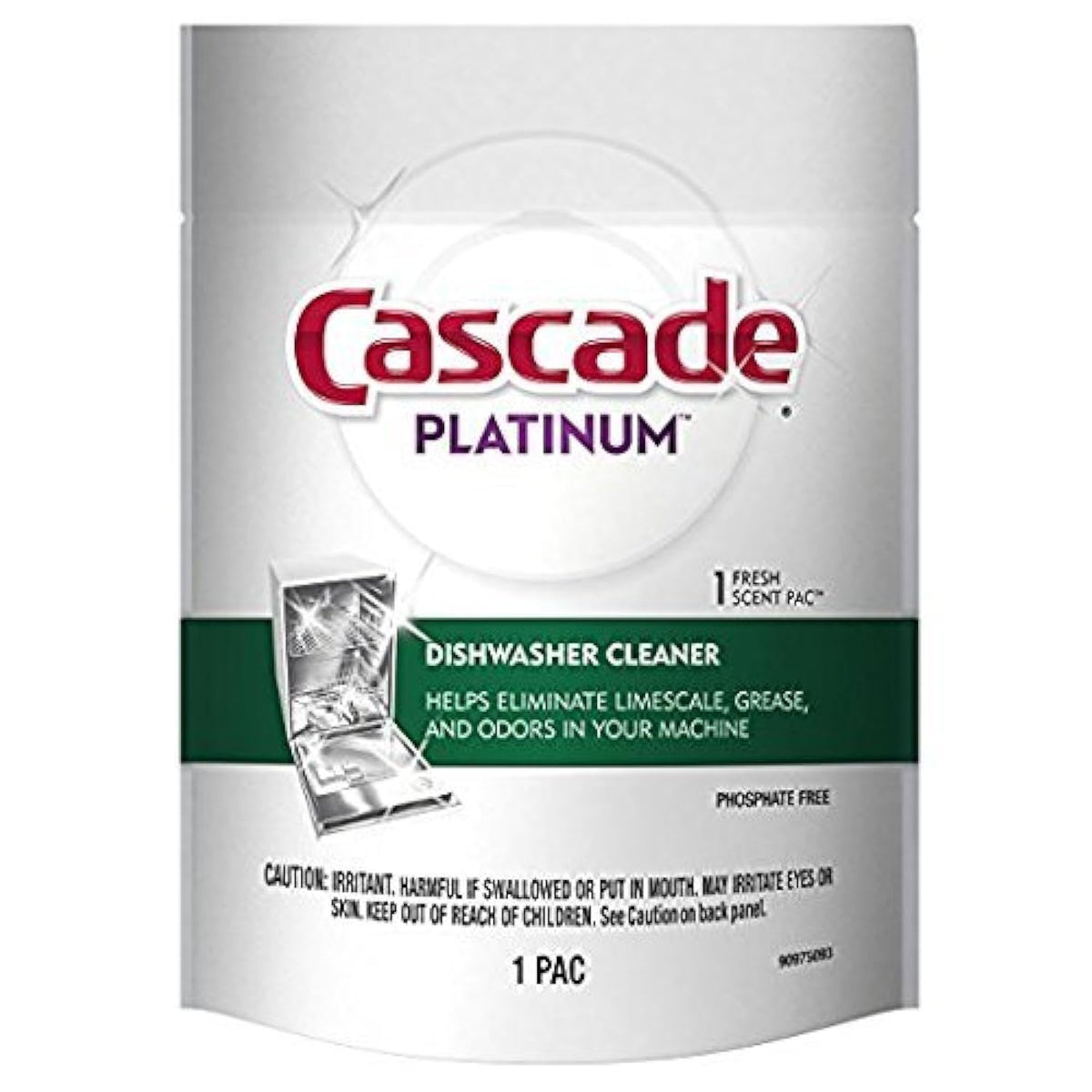 Cascade 1 Count (Pack of 1) / Fresh Scent / 2 Dishwasher Detergent