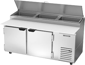 Beverage Air DP72HC Two-Section Pizza Top Refrigerated Counter