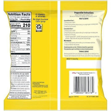 Kelloggs Eggo Bites Mini Pancakes Confetti by Kellogg's Special K – 3.03 Ounce (Pack of 72), Pack of 72