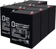 Mighty Max Battery 12V 2.9AH F1 SLA Replacement Battery Compatible with Rehamed International Splash Series Aquatic Hoist - 6 Pack
