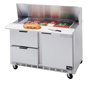 Beverage-Air Food Prep Sandwich Prep Tables 48" by Beverage Air – 13.9 cubic_feet, Stainless-Steel, Model SPED48-10-2