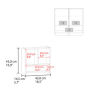 Tuhome White / Modern / 1 Medicine Cabinets