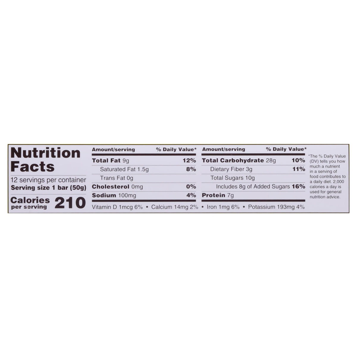 Bob's Red Mill Banana / 12 bars (1.76 oz each) / No Color Breakfast Foods