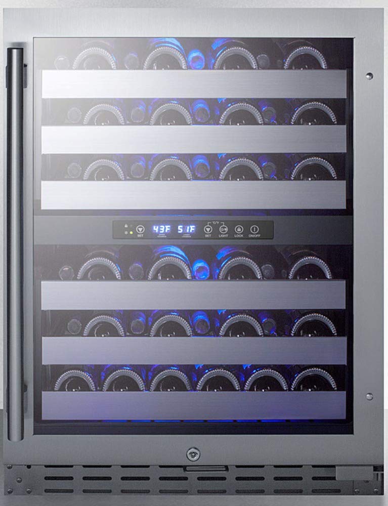 Summit Appliance Stainless Steel / 34.5 liters / 1 Freestanding Wine Cellars