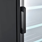 Merchandiser Display Refrigerator by Nexel – 31.9"L x 28.3"W x 82.2"H, 23.0 cubic_feet, Coated Steel, Black, Model G648BMF-HC