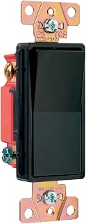 Legrand-Pass & Seymour 2623BKCC6 Decorator Switch Three Way 20-Amp 120-volt/277-volt Grounded