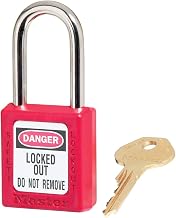 Master Lock Lockout Tagout Safety Lock for Electrical Applications 410RED