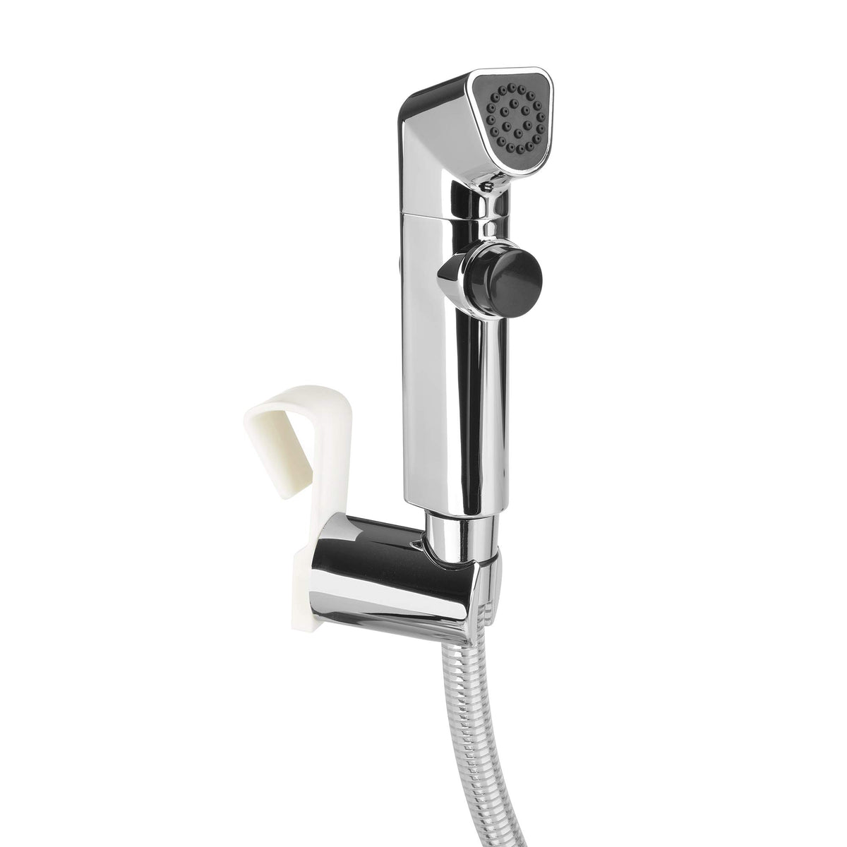 SimpleSpa Hand Held Bidet Shattaf Sprayer by Brondell – Metal, Silver, Model SS-201