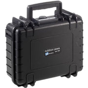 Type 1000 Outdoor Case with SI Foam by B&W International – Type 1000, 4.1 liters, Polypropylene (PP), Black, Model 1000/B/SI
