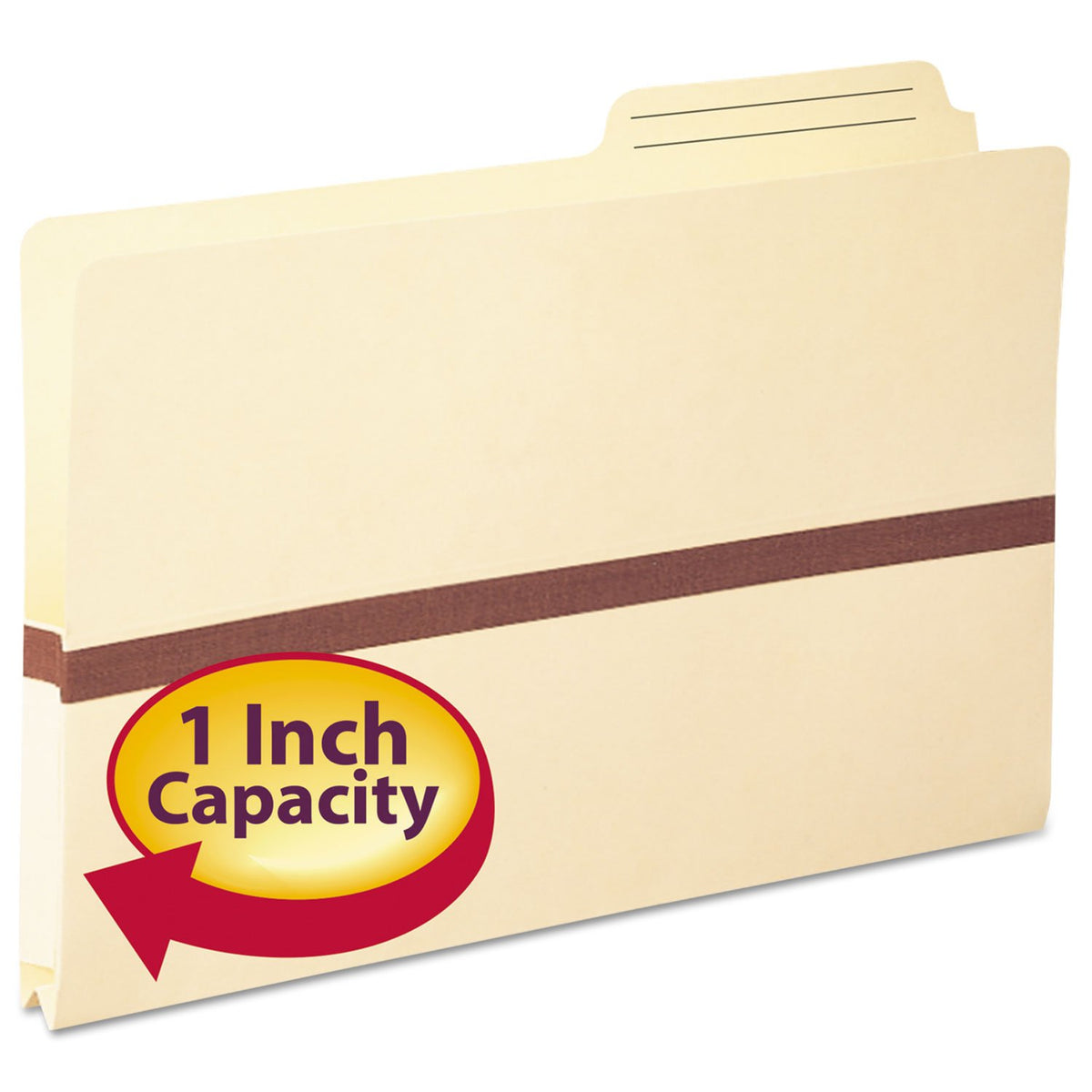 76487 Manila File Pockets by SMEAD – Legal, tyvek, Beige, Model SMD76487