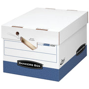 Presto Maximum Strength Letter/Legal by Bankers Box – 15x15x18 inches, Paper, Blue/White, Model 0063610