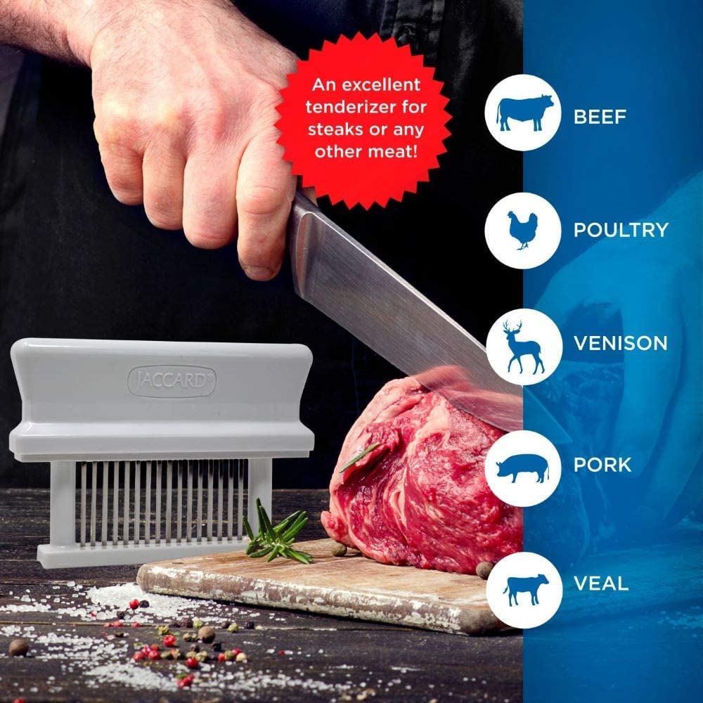 Jaccard White\16 blade / Pack of 1 / White Original Super 3 Professional 48 Blade Tenderizer Tenderizers