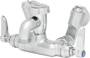 T&S Brass B-0669-RGH B-0669-Rgh, Service Sink Faucet, Wall Mount, Adjustable Center, Vac. Breaker, Integral Stop, Rough