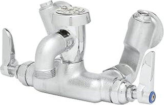 T&S Brass B-0669-RGH B-0669-Rgh, Service Sink Faucet, Wall Mount, Adjustable Center, Vac. Breaker, Integral Stop, Rough