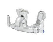 B-0669-Rgh, Service Sink Faucet, Wall Mount, Adjustable Center, Vac. Breaker, Integral Stop, Rough by T&S Brass – not_applicable, Brass