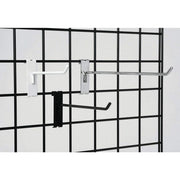 10"L - Black Grid Wall Hook by Retail Resource – Model GH10B