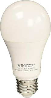 Satco S28788 Medium Light Bulb in White Finish, 4.63 inches, Frosted