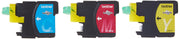 Brother Colors / Pack of 3: One of Each Color (C, M, Y) / 20 Inkjet Ink Cartridges