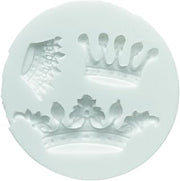 Silikomart Silicone Mould Sugarflex Crowns, White
