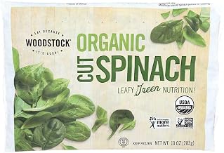 Woodstock Farms Organic Cut Spinach, 10 Ounce -- 12 per case.